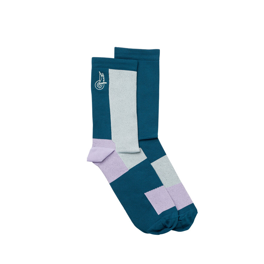BECOME SPEED SOCKS - GREEN, LIGHT GREEN/LILAC, hi-res-1